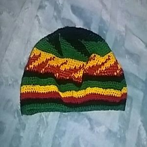 Rasta beanie hat